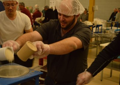 Rabine Paving Employees enjoying the Rabine Group Foundation's volunteer activities - Rabine Group takes its Philanthropy seriously.